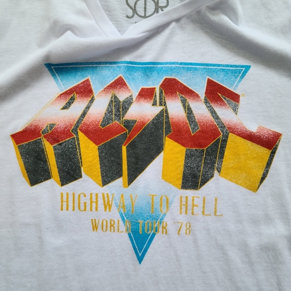 Chaser AC/DC Highway to Hell Band Tee Size Large - Picture 3 of 3